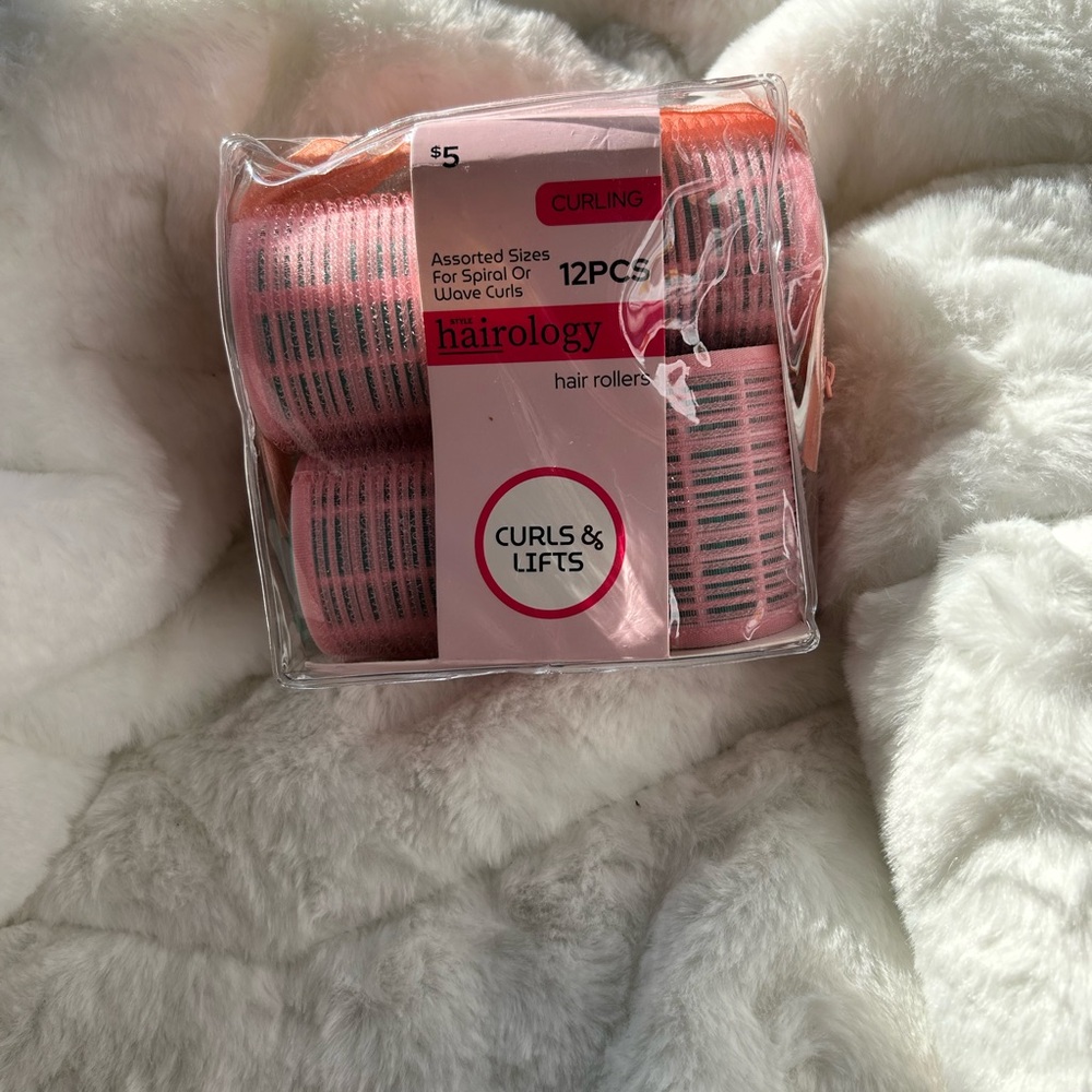 Pink Hairology Hair Rollers Set